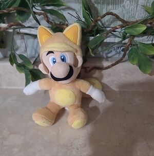 Nintendo Cat Mario Plush 9" Super Mario 3D Land 2013 Little Buddy